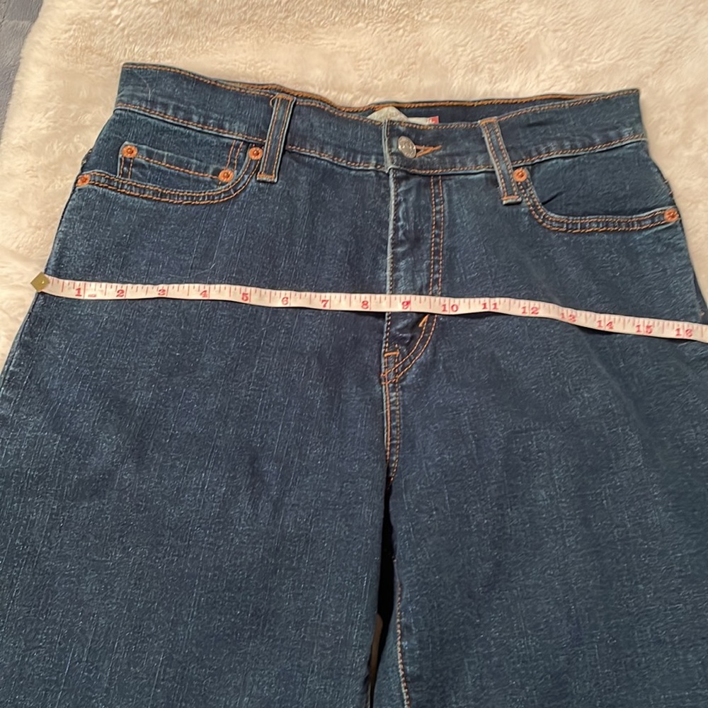 Levi's Dark Blue Boot Cut Women's Jeans - Picture 12 of 14